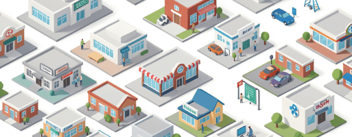 Main buildings facility types 